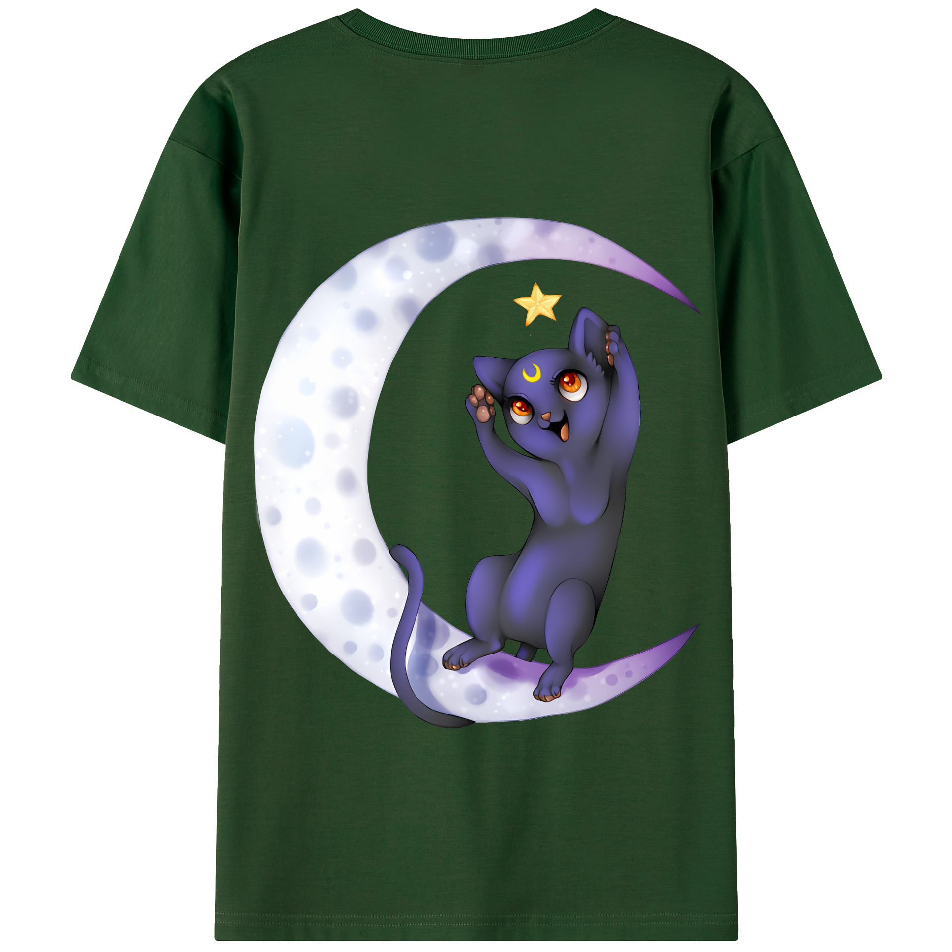 （画像用） 美少女戦士セーラームーン Sailor Moon 綿100％半袖Tシャツ（背面プリント）